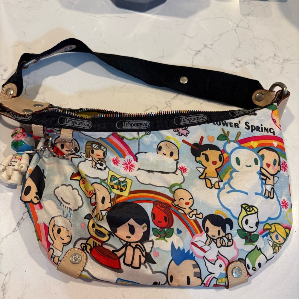 LeSportsac Flower Spring Tokidoki Shoulder Bag - Picture 2 of 4